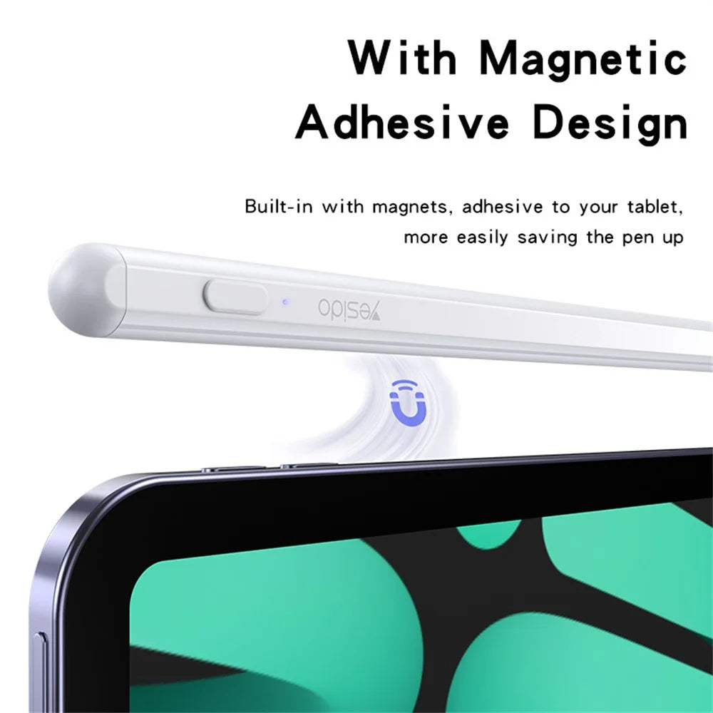 YESIDO ST15 Aluminum Alloy Stylus Pen Magnetic Adsorption Capacitive Touch Screen Pencil - 5