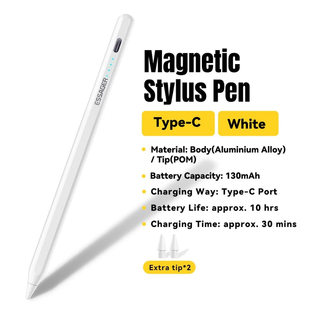 ESSAGER Anti-Mistouch Magnetic Capacitive Stylus Pen High Sensitive Touch Screen Pencil - 2