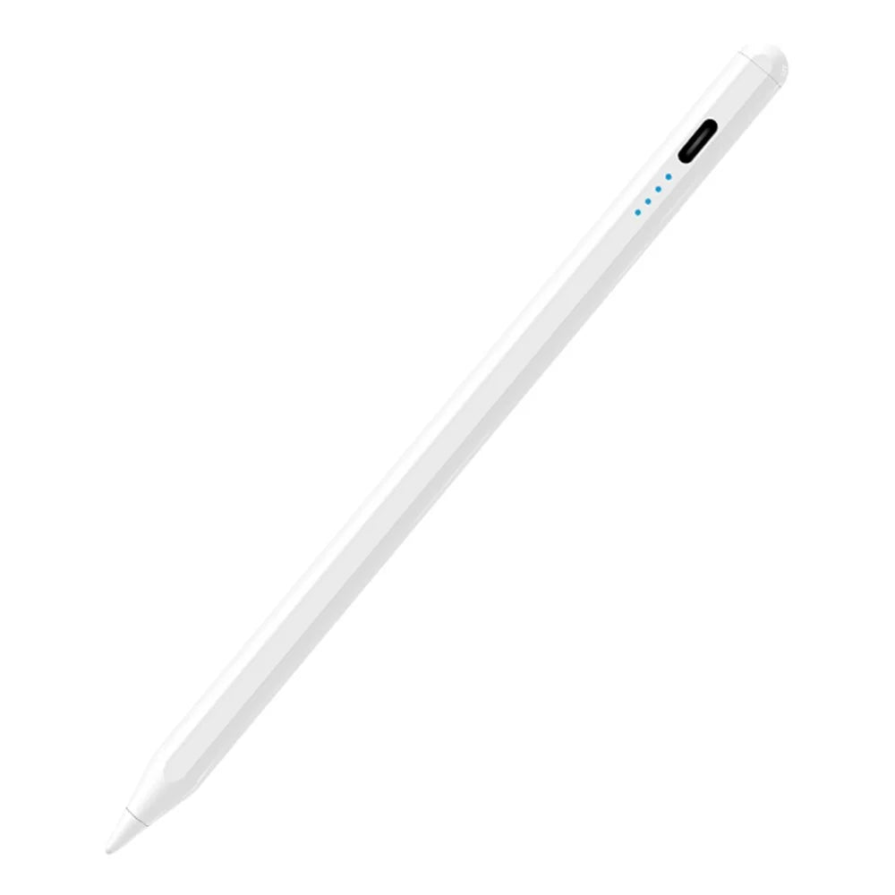 Universal Capacitive Stylus with 4-LED Battery Indicator for iOS and Android Devices - 1