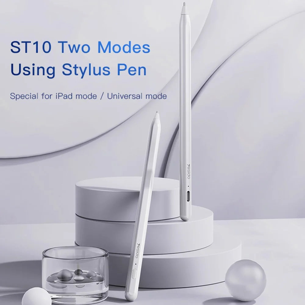 YESIDO ST10 110mAh Active Stylus Pen Aluminum Alloy Stylus Universal Compatible Dual System - 2