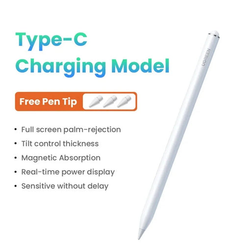 UGREEN Stylus Pen Aluminum Alloy Precise Touch Control Pen with 1.5mm POM Tip For iPad 6  /  7  /  8  /  9  /  10 - 2