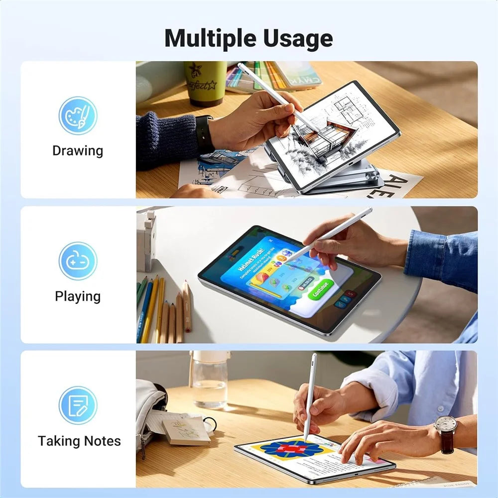 UGREEN Stylus Pen Aluminum Alloy Precise Touch Control Pen with 1.5mm POM Tip For iPad 6  /  7  /  8  /  9  /  10 - 7