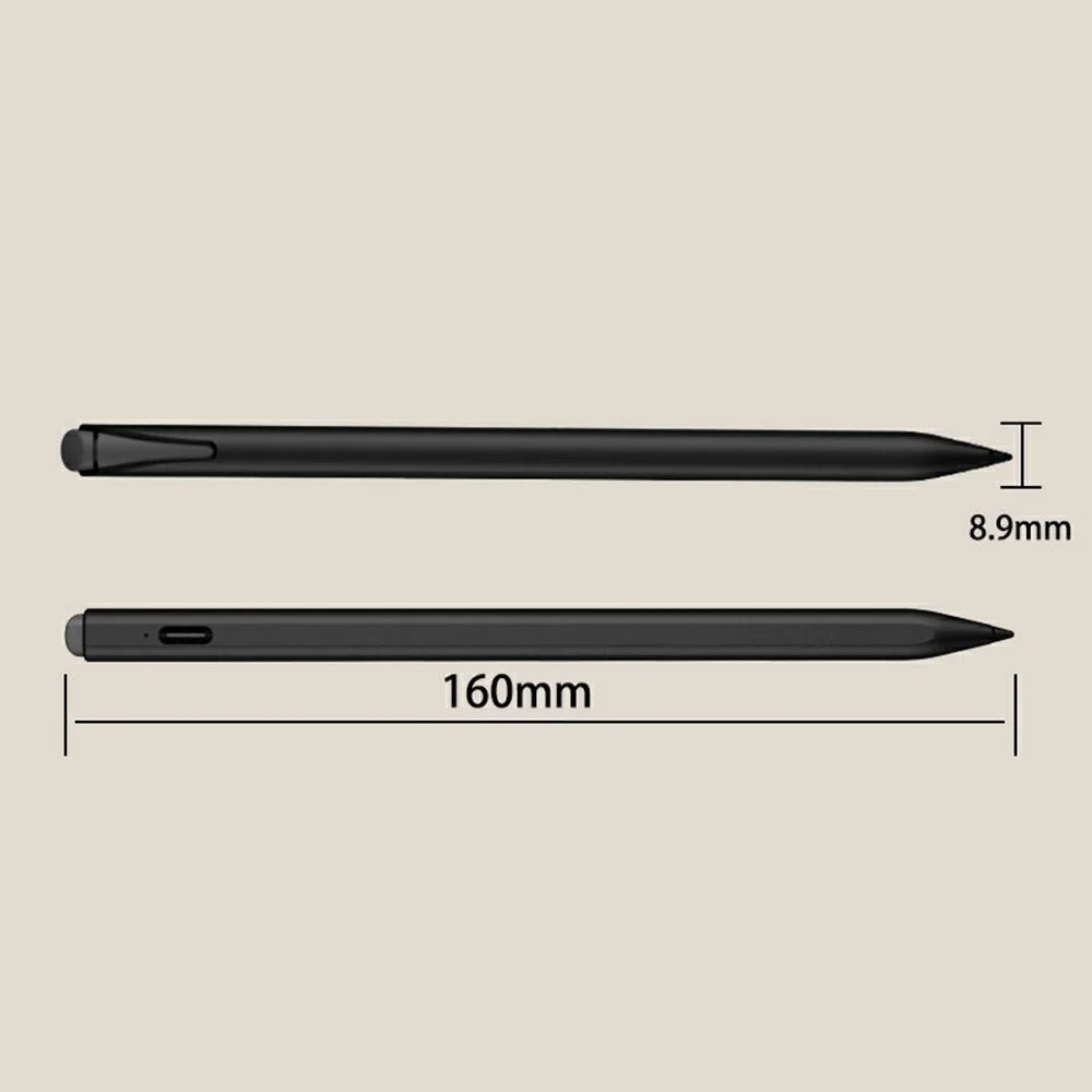 P23 USI Protocol Stylus Magnetic Attachment Capacitive Pen with Rubber Eraser for Digital Writing Drawing - 7