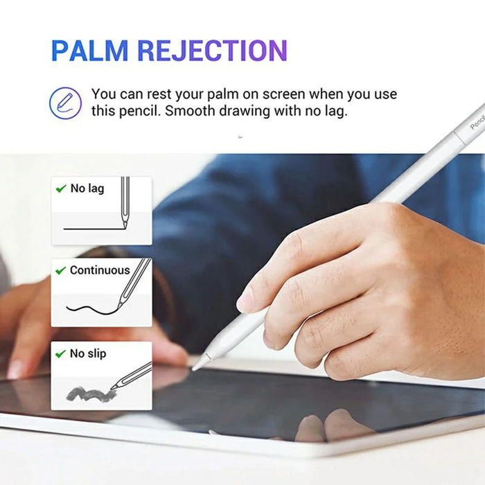 P24 Magnetic Wireless Stylus for iPad 2018 - 2024 Active Capacitive Touch Screen Pen with Palm Rejection - 4