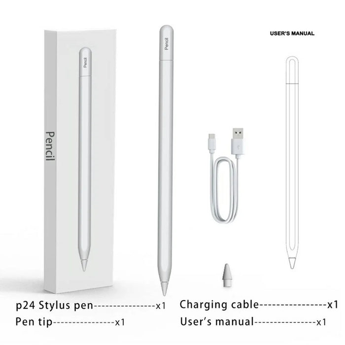 P24 Magnetic Wireless Stylus for iPad 2018 - 2024 Active Capacitive Touch Screen Pen with Palm Rejection - 6
