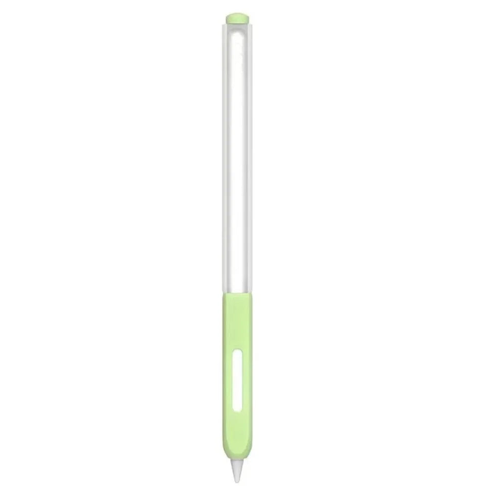 For Apple Pencil (2nd Generation) / Pencil Pro Silicone Sleeve Pencil Stylus Protective Case - Green - 1