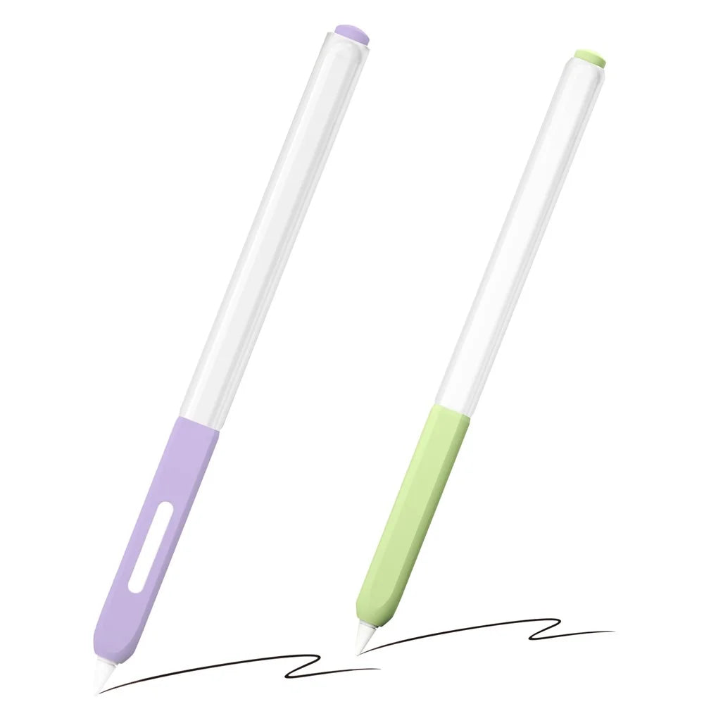 For Apple Pencil (2nd Generation) / Pencil Pro Silicone Sleeve Pencil Stylus Protective Case - Green - 3