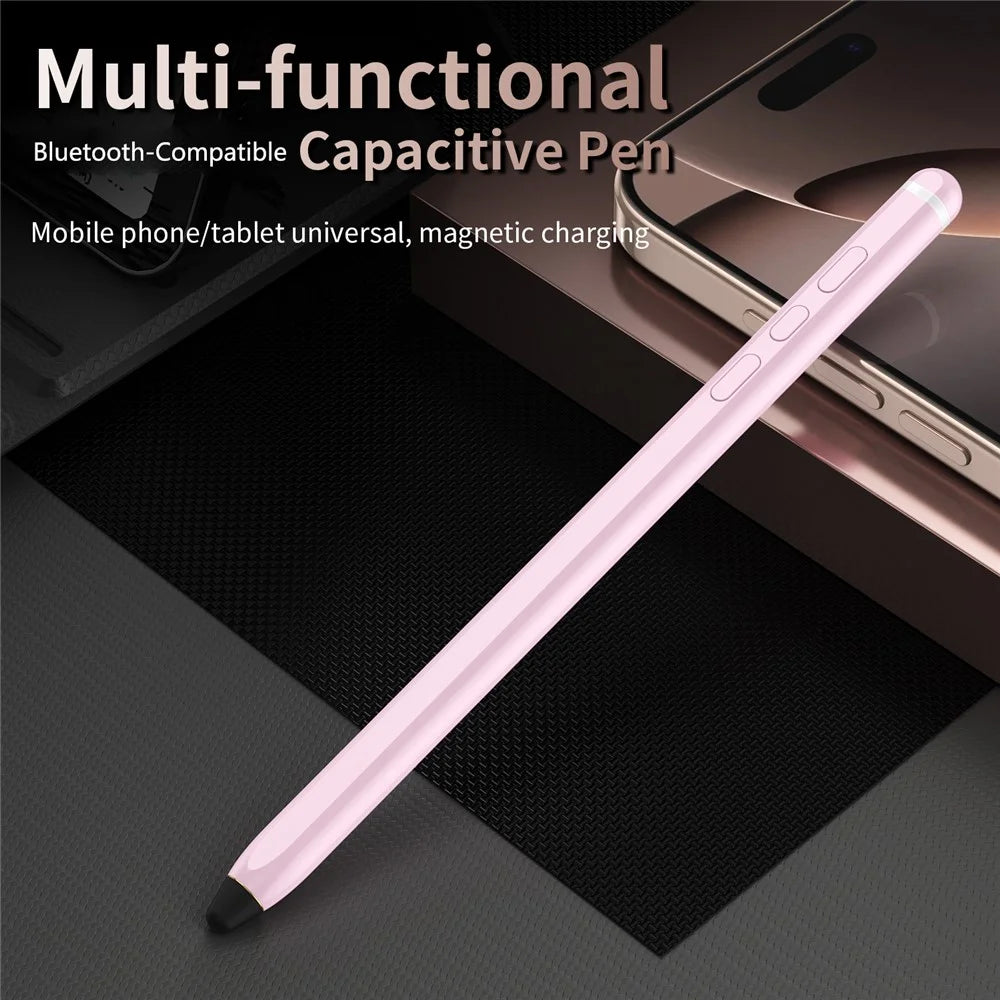 For Samsung Galaxy Z Fold7 5G Capacitive Pen Bluetooth-Compatible Digital Precision Input Writing Stylus - Pink - 2