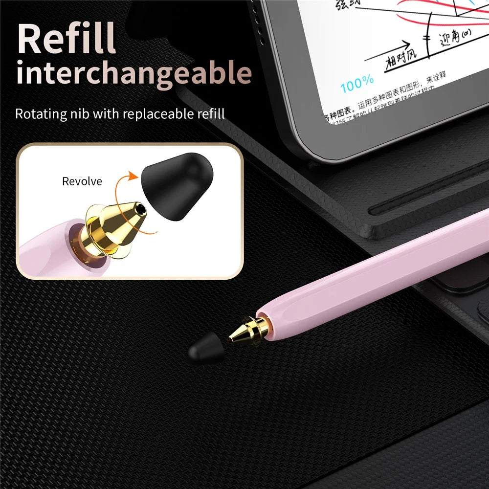 For Samsung Galaxy Z Fold7 5G Capacitive Pen Bluetooth-Compatible Digital Precision Input Writing Stylus - Pink - 3