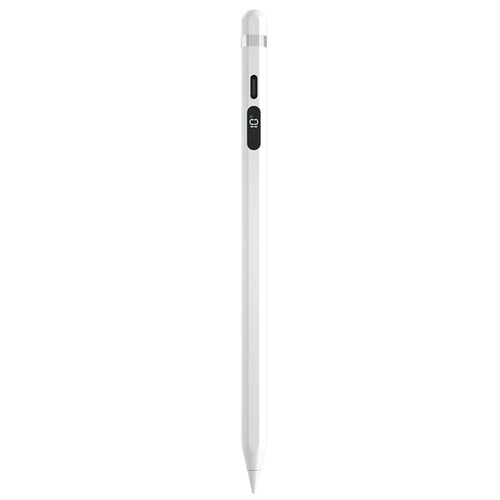 KHD-103 For iPad (2018 - 2025) Magnetic Active Stylus Digital Display Palm Rejection Touch Screen Pen - White - 1