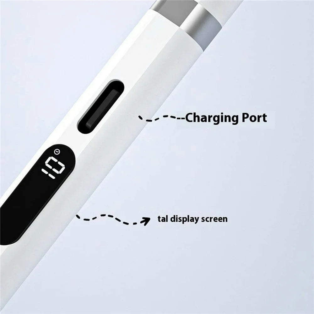 KHD-103 For iPad (2018 - 2025) Magnetic Active Stylus Digital Display Palm Rejection Touch Screen Pen - White - 5