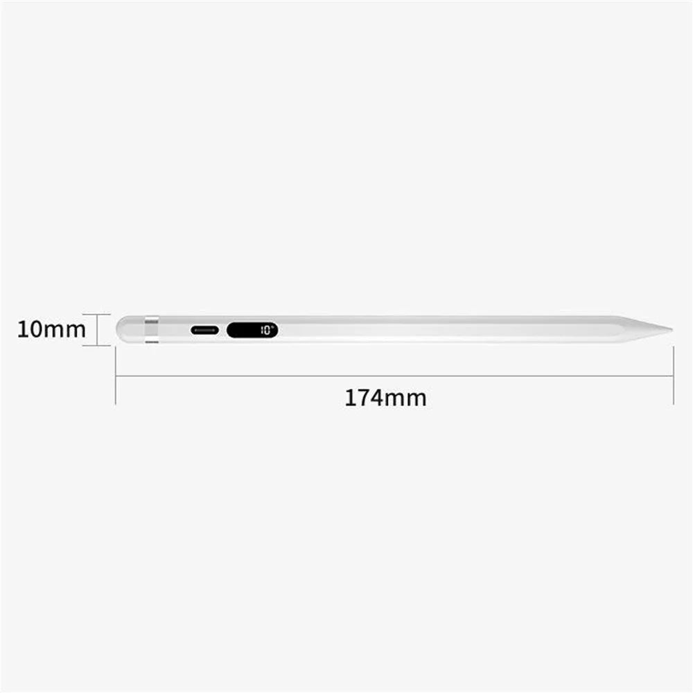 KHD-103 For iPad (2018 - 2025) Magnetic Active Stylus Digital Display Palm Rejection Touch Screen Pen - White - 7