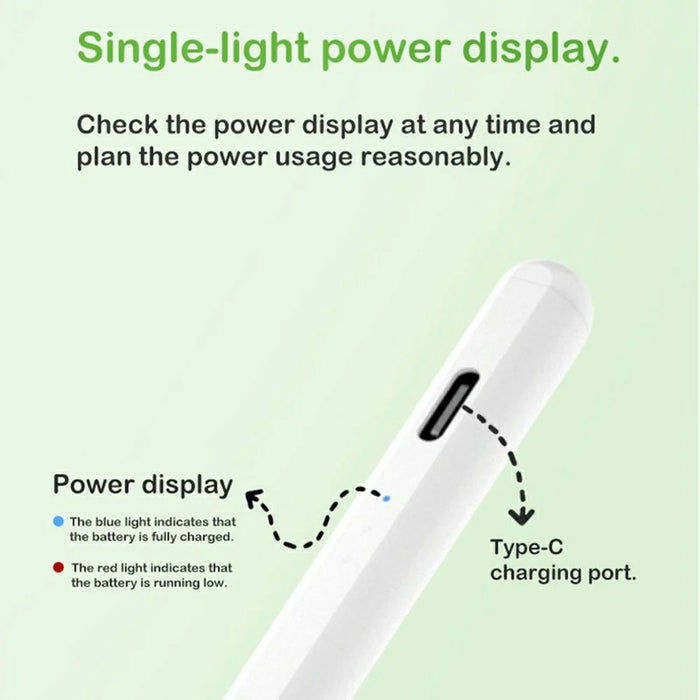 KHD-108T Universal Active Stylus Pen Capacitive Touchscreens Rechargeable Palm Rejection Stylus - 6