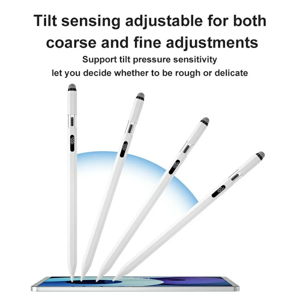 KHD-403 For iPad 2018-2025 Digital Stylus Pen Palm Rejection Magnetic Active Capacitive Pencil with LED Display - 3