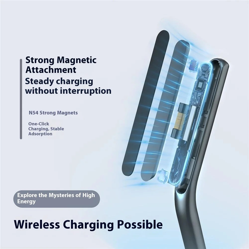 A02 For Apple Pencil (2nd Generation) Magnetic Charging Stand Wireless Charger with Pen Storage Slot - 6