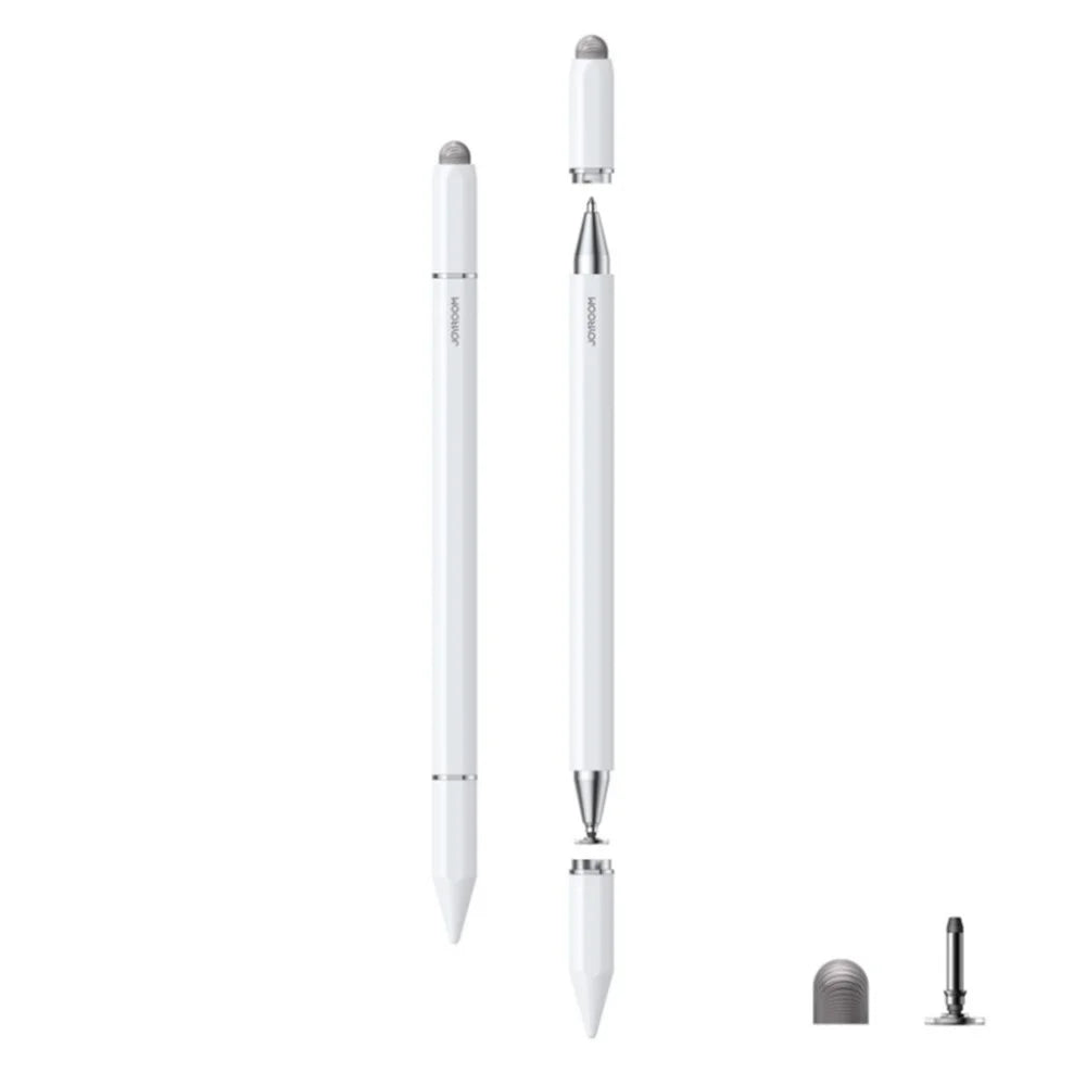 JOYROOM JR-BP561 Stylus Pen Passive 3-in-1 Magnetic Capacitive Pencil for Tablets Smartphones - White - 1