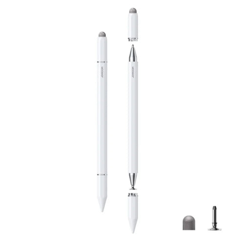 JOYROOM JR-BP561 Stylus Pen Passive 3-in-1 Magnetic Capacitive Pencil for Tablets Smartphones - White - 1