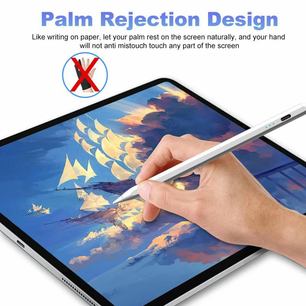 JD19-P For iPad (2018 and Later) Capacitive Stylus Pen Tablet Touch Screen Handwriting Pen - 4