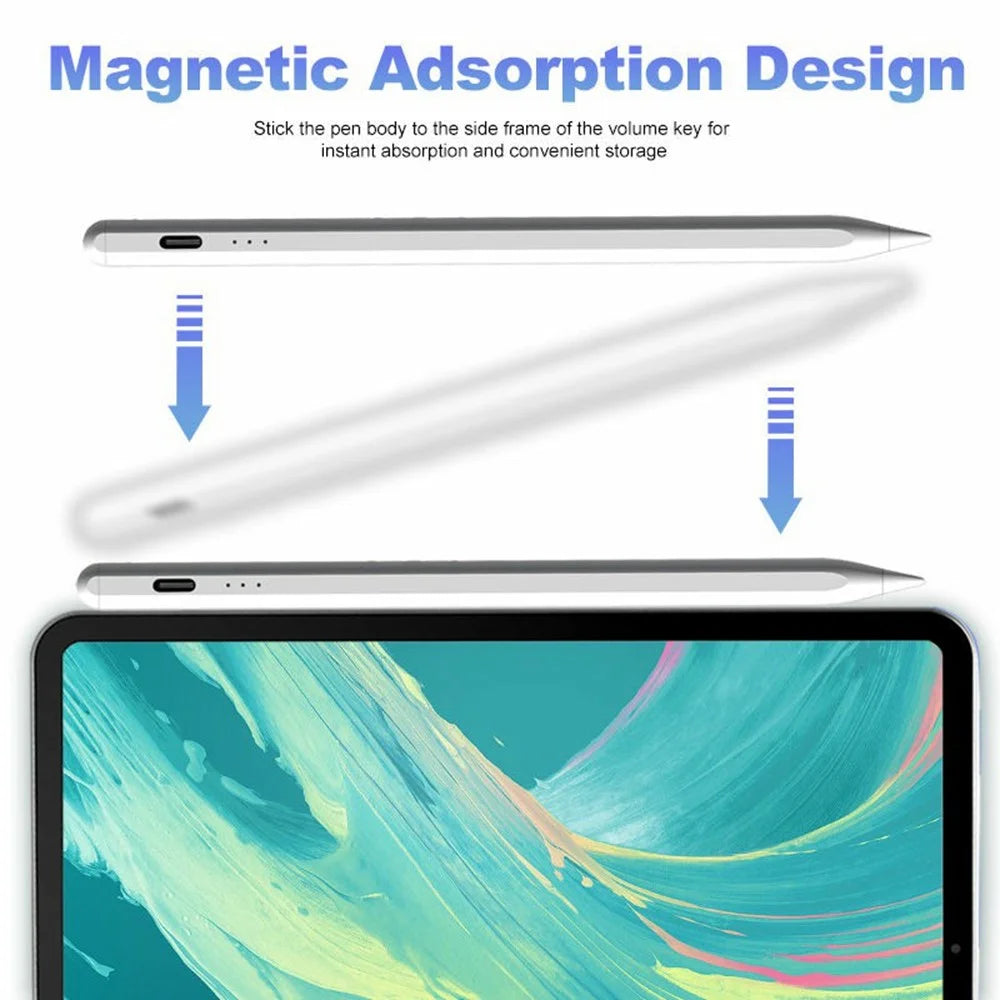 JD19-P For iPad (2018 and Later) Capacitive Stylus Pen Tablet Touch Screen Handwriting Pen - 6