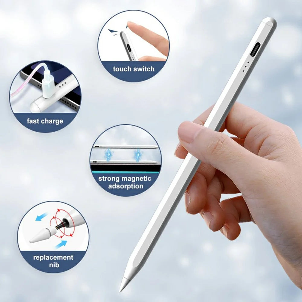 JD19-P For iPad (2018 and Later) Capacitive Stylus Pen Tablet Touch Screen Handwriting Pen - 7
