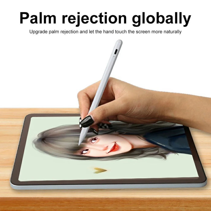 JD18-P For iPad (2018 and Later) Capacitive Stylus Pen Palm Rejection Tablet Touch Screen Pen - 4