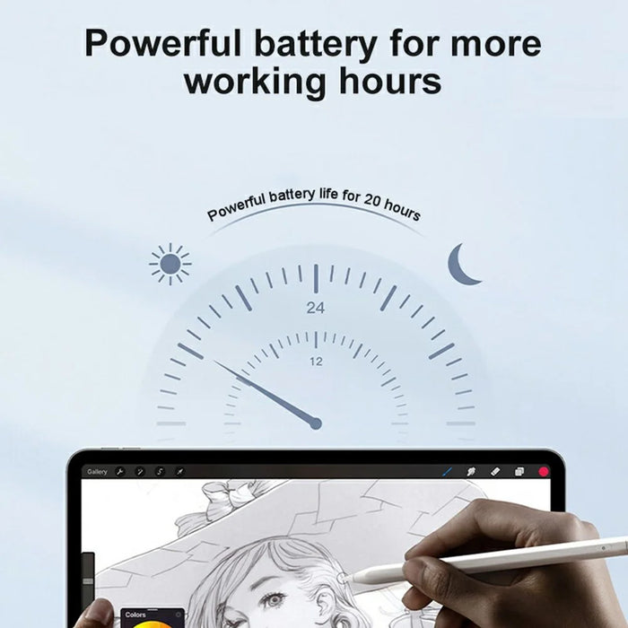 JD18-P For iPad (2018 and Later) Capacitive Stylus Pen Palm Rejection Tablet Touch Screen Pen - 5