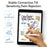 JOYROOM JR-X9S PRO Active Capacitive Stylus Pen Type-C Fast Charging Pencil with 2 Tips - White - 3