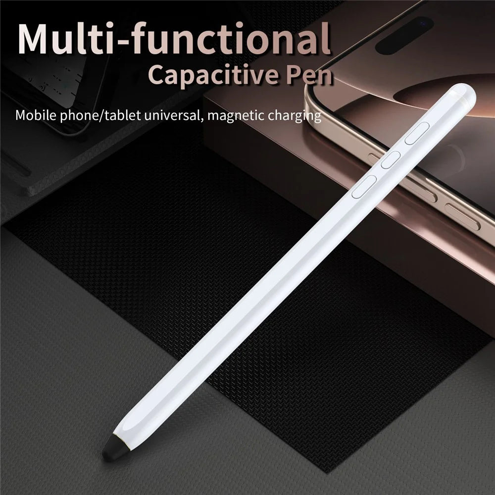 For Samsung Galaxy Z Fold8 Ultra Bluetooth-compatible Stylus Pen Magnetic Charging Capacitive Touchscreen Pen - White - 4