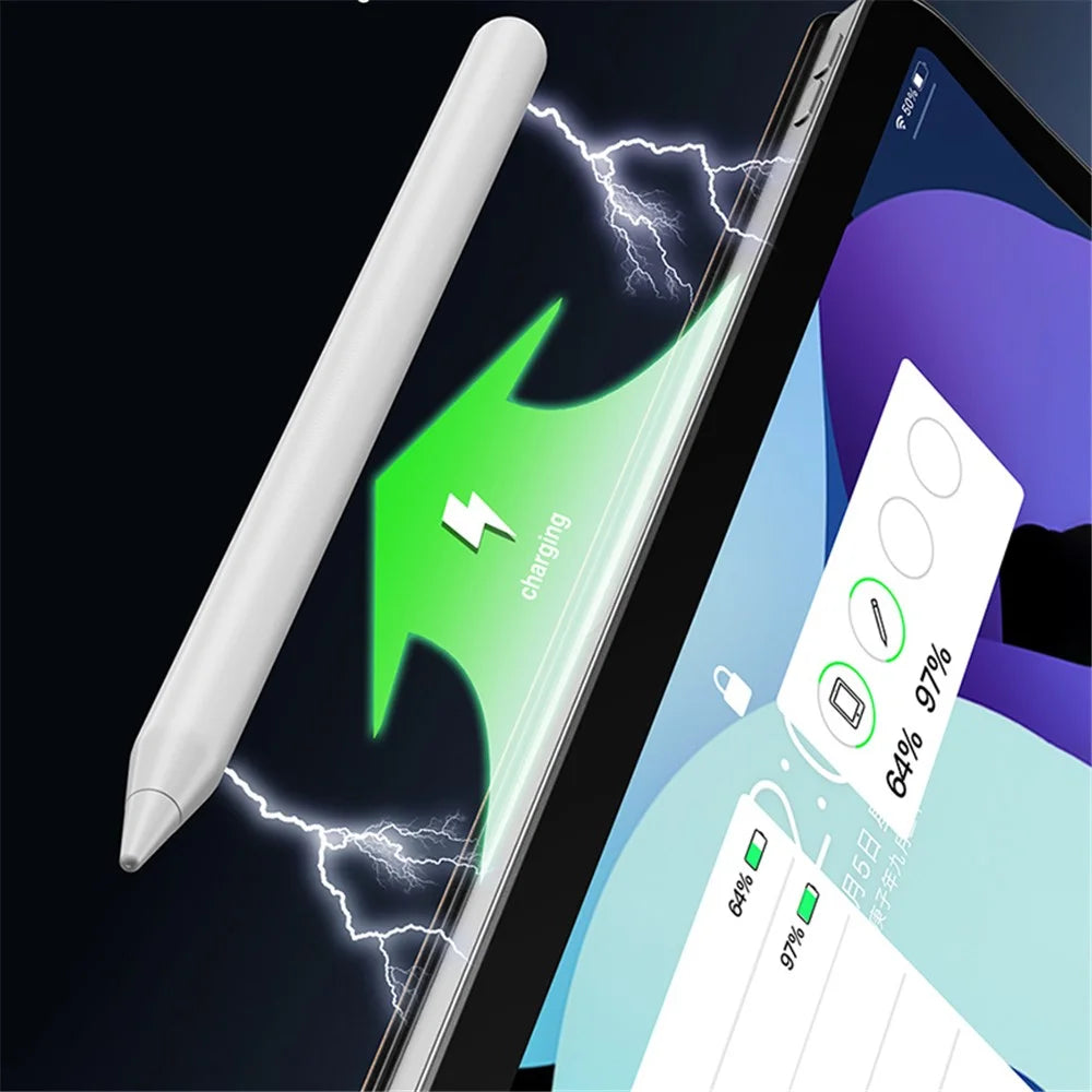 ESSAGER Capacitive Stylus Support Magnetic Wireless Charging Lightweight Touch Screen Pencil Portable Capacitive Pen for Writing Drawing - 4
