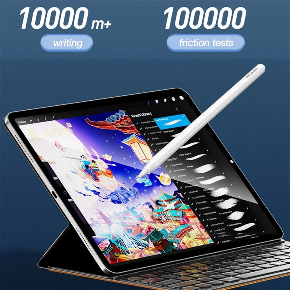 ESSAGER Capacitive Stylus Support Magnetic Wireless Charging Lightweight Touch Screen Pencil Portable Capacitive Pen for Writing Drawing - 5