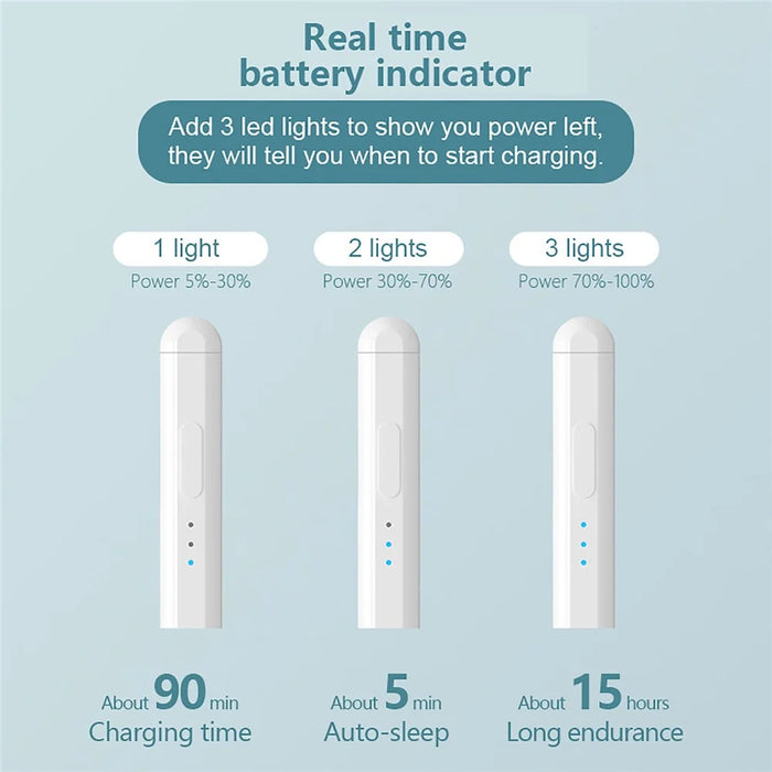 For iPad Capacitive Stylus Lightweight Touch Screen Pencil Portable Capacitive Pen for Writing Drawing - 3