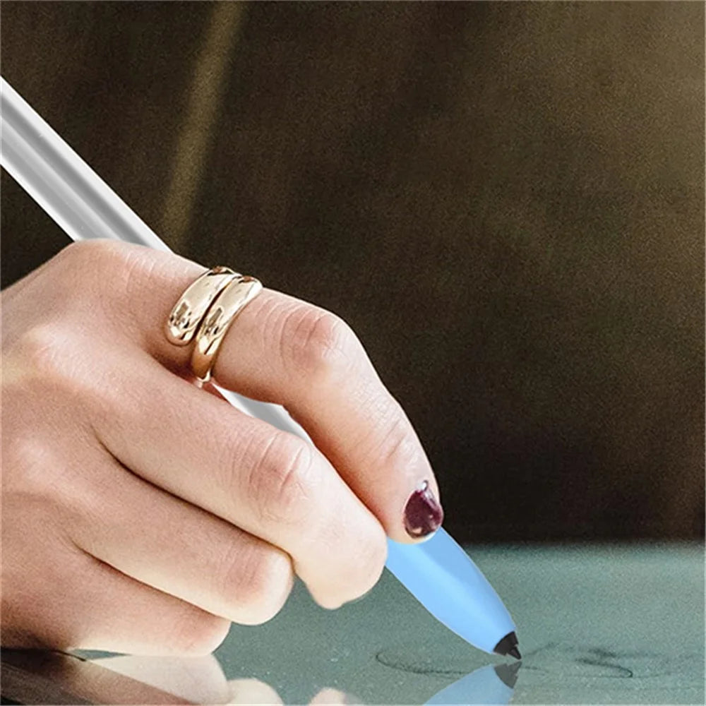 For Samsung Galaxy Tab S6 Lite Stylus Pen Silicone Sleeve Anti-drop Anti-dirt Cover - Pink - 2