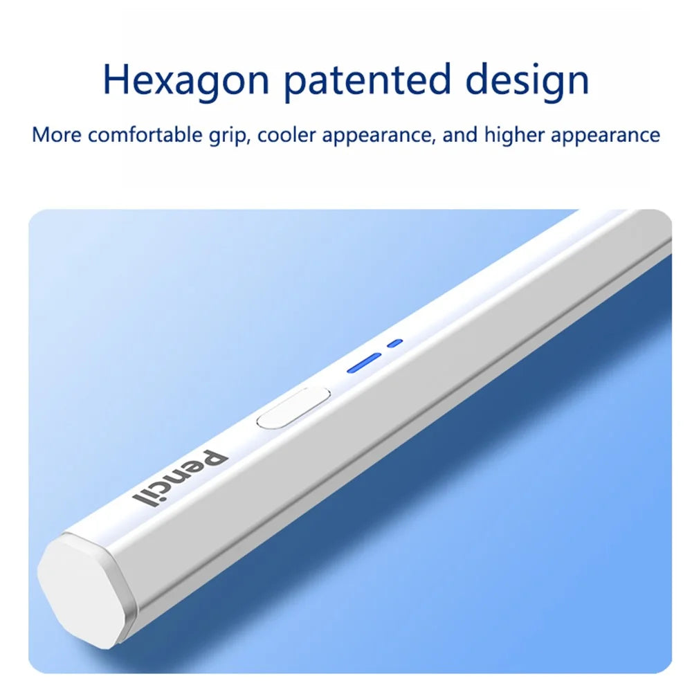 BP18-BL Type-C Universal Hexagonal Bluetooth-compatible Stylus Pen for Touching Writing Drawing - 4