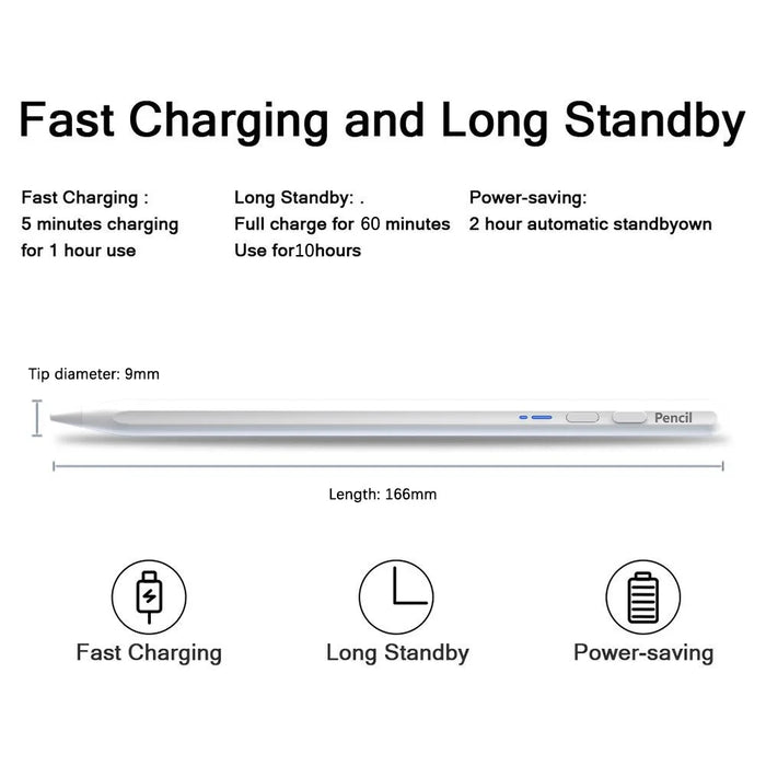 BP17-BL Type-C Universal Magnetic Bluetooth-compatible Stylus Pen Capacitive Touch Screen Pen - 7