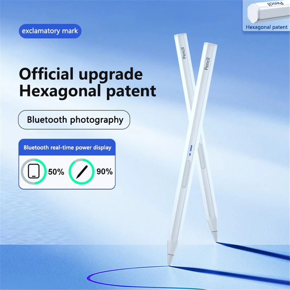 BP19-BL Type-C Universal Hexagonal Stylus Pen Touch Screen Bluetooth-compatible Pencil for Writing Drawing - 2