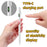 Stylus Pen Capacitive Screen Writing Stylus Pencil with Power Display for iPad / iPhone / Android Tablets Phone - 6