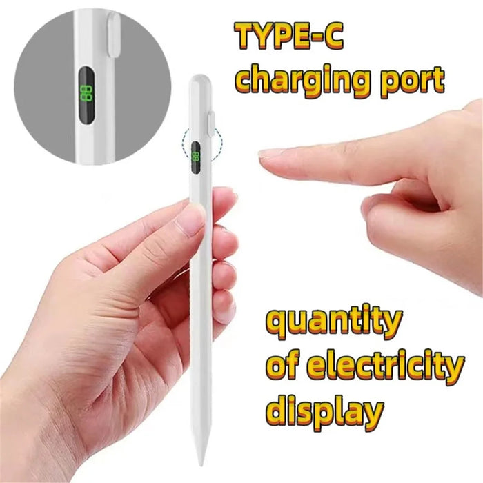 Stylus Pen Capacitive Screen Writing Stylus Pencil with Power Display for iPad / iPhone / Android Tablets Phone - 6