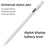 Stylus Pen Capacitive Screen Writing Stylus Pencil with Power Display for iPad / iPhone / Android Tablets Phone - 7