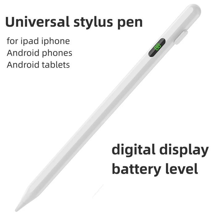 Stylus Pen Capacitive Screen Writing Stylus Pencil with Power Display for iPad / iPhone / Android Tablets Phone - 7