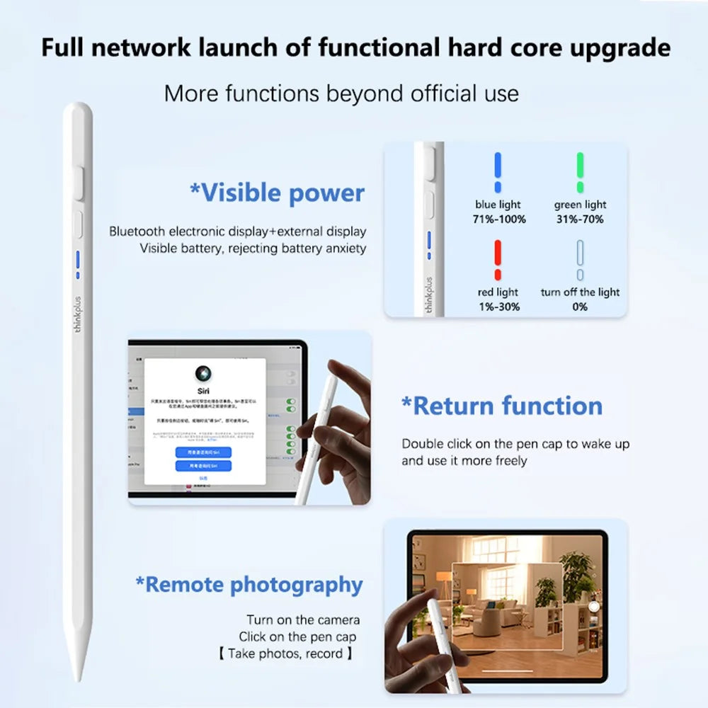 LENOVO Thinkplus BP17-BL Universal Bluetooth-compatible Stylus Pencil Magnetic Stylus Pen for Precise Writing / Drawing - 4