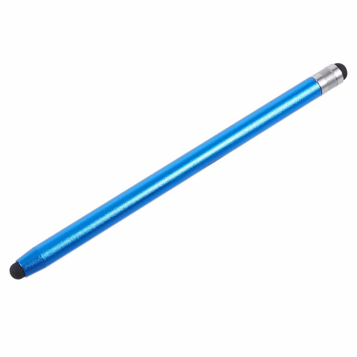 2Pcs Passive Stylus Pen Smooth Writing Drawing Touch Screen Pencil with Dual Silicone Tips - Dark Blue - 2