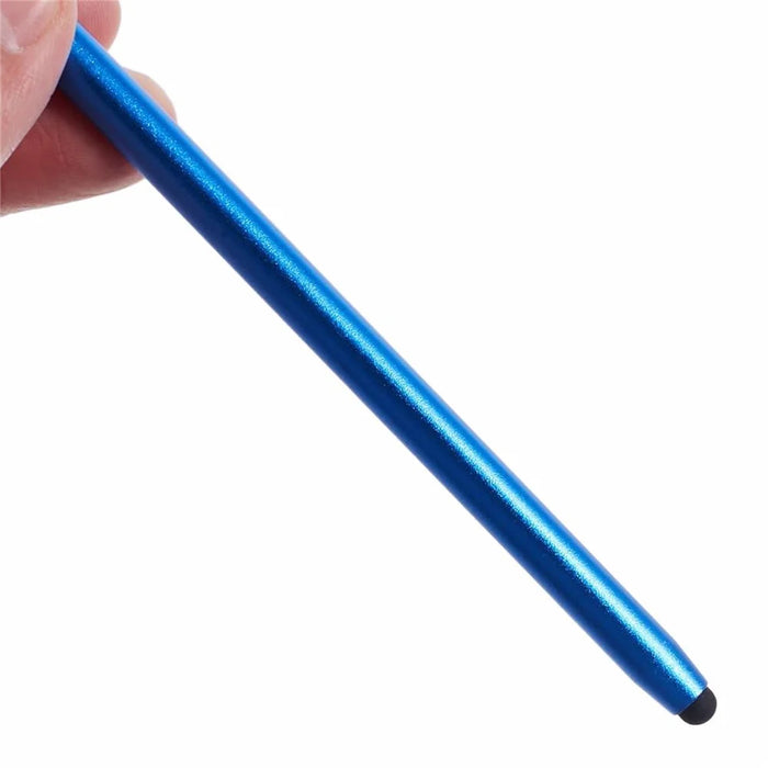 2Pcs Passive Stylus Pen Smooth Writing Drawing Touch Screen Pencil with Dual Silicone Tips - Dark Blue - 4