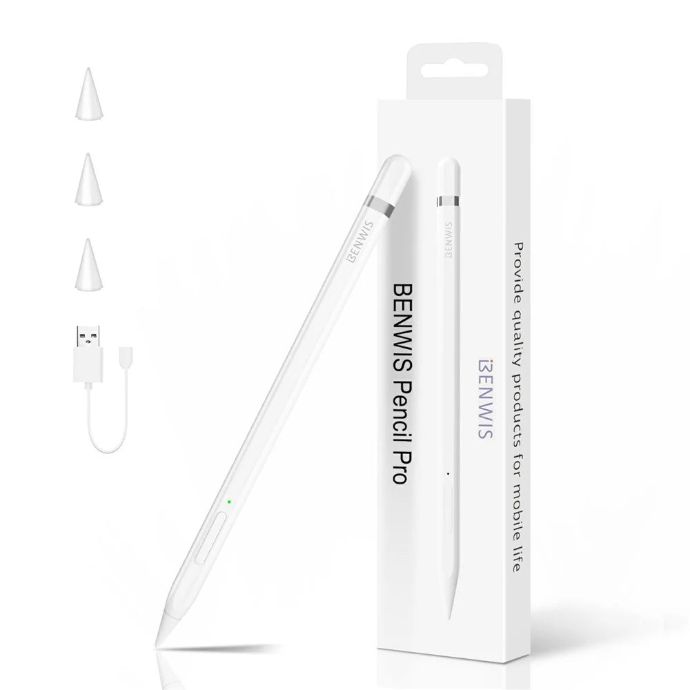 BENWIS ID-STY-3 Pencil Pro Universal Capacitive Stylus Active Stylus Pens for Touch Screens with Magnetic Design - 1