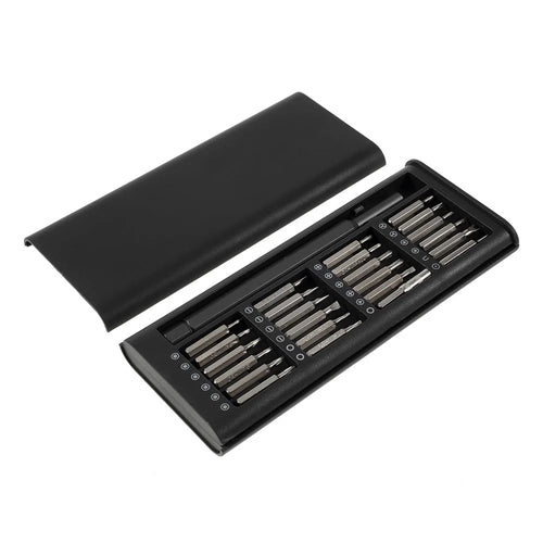 25-in-1 Screwdriver Set Precision Magnetic Screwdriver Bits Kit - Black - 1