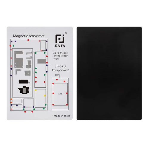JF-870 Magnetic Screw Mat Screw Work Pad for iPhone 11 - 1