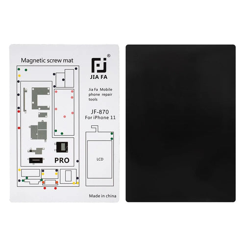 JF-870 Magnetic Screw Mat Screw Organizer Pad for iPhone 11 Pro - 1