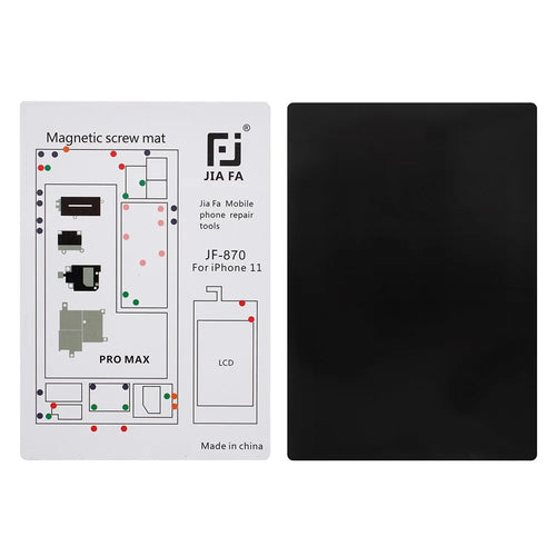 JF-870 Magnetic Screw Mat Screw Organizer Pad for iPhone 11 Pro Max - 1