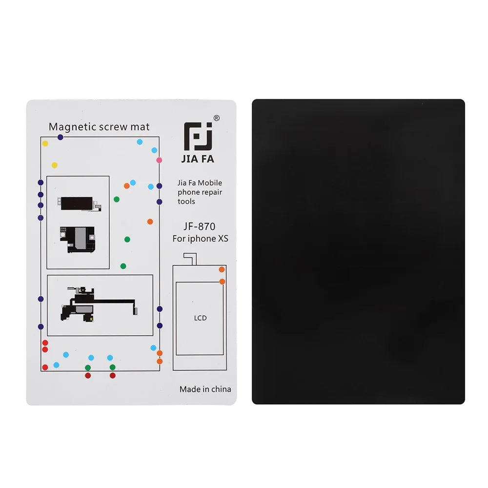 JF-870 Screw Organizer Pad Magnetic Screw Mat for iPhone XS - 1