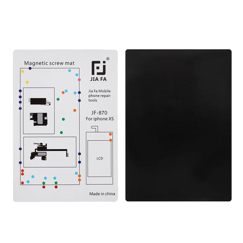 JF-870 Screw Organizer Pad Magnetic Screw Mat for iPhone XS - 1
