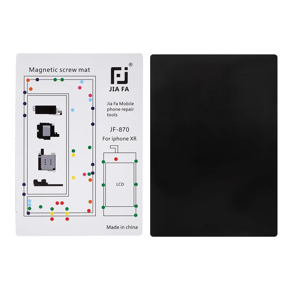 JF-870 Magnetic Screw Mat Screw Organizer Pad for iPhone XR - 1